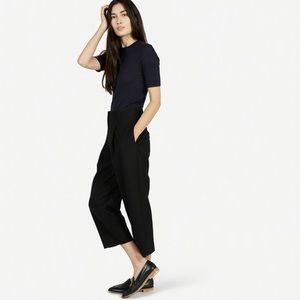 Everlane Ribbed Wool Mid-Sleeve Sweater